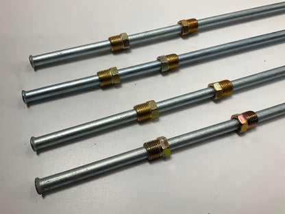 (4) AGS BL-540 Brake Lines, 5/16'' X 40'', 1/2-20'' US Thread Fittings