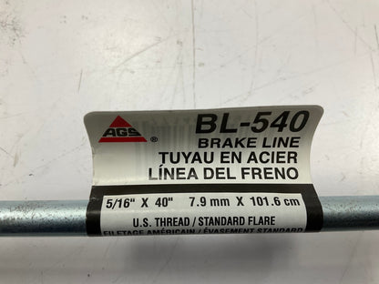 (5) AGS BL-540 Brake Lines, 5/16'' X 40'', 1/2-20'' US Thread Fittings