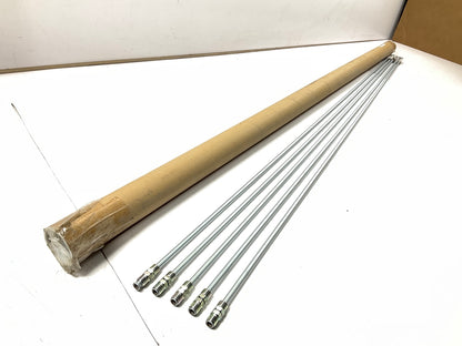 (5) AGS BL-560 5/16'' X 60'' Brake Lines, 1/2-20 Inch Fittings