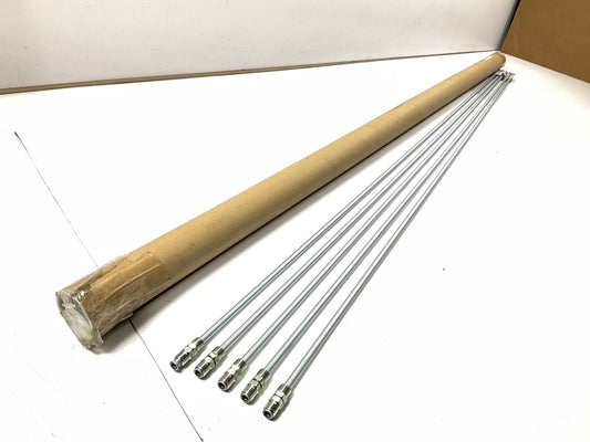 (5) AGS BL-560 5/16'' X 60'' Brake Lines, 1/2-20 Inch Fittings