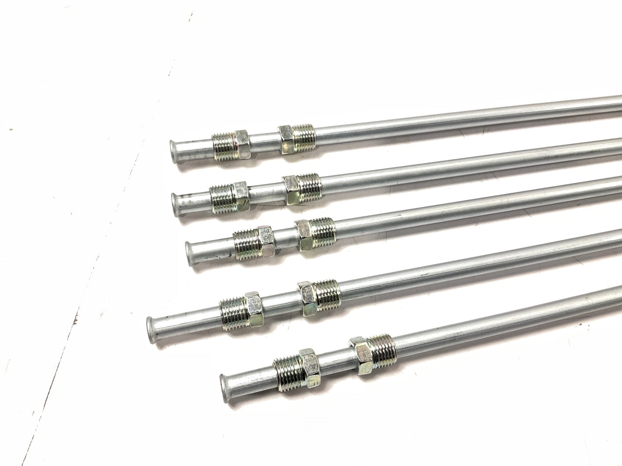 (5) AGS BL-560 5/16'' X 60'' Brake Lines, 1/2-20 Inch Fittings
