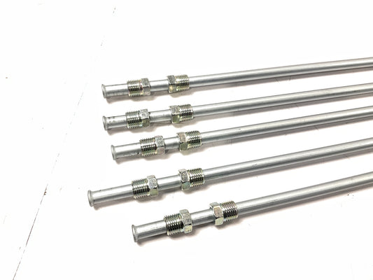 (5) AGS BL-560 5/16'' X 60'' Brake Lines, 1/2-20 Inch Fittings