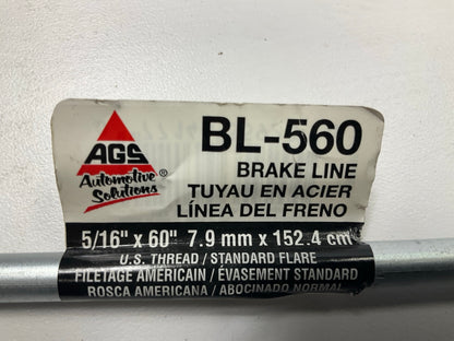 AGS BL-560 Universal Domestic Steel Brake Line, 5/16'' X 60''