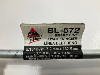 AGS BL-572 Domestic Steel Brake Line  5/16'' Dia X 72' Long