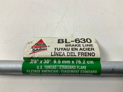 AGS BL-630 Steel Brake Line 3/8'' X 30'' Long, 5/8-18'' Thread Size