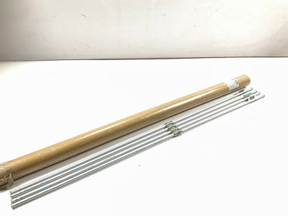 (4) AGS BL-640 Brake Lines, 3/8'' X 40'', US Thread, 5/8-18'' Fittings