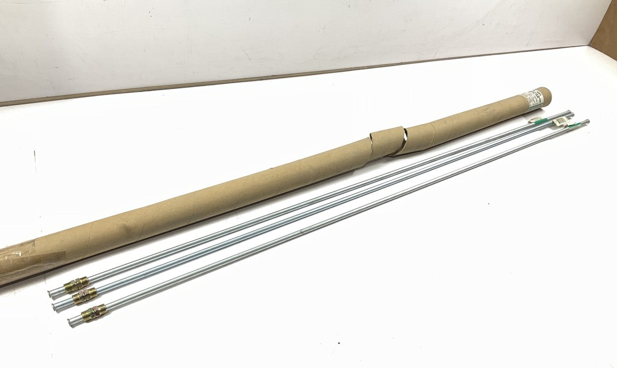 (3) AGS BL-651 Universal Domestic Steel Brake Line, 3/8'' X 51''