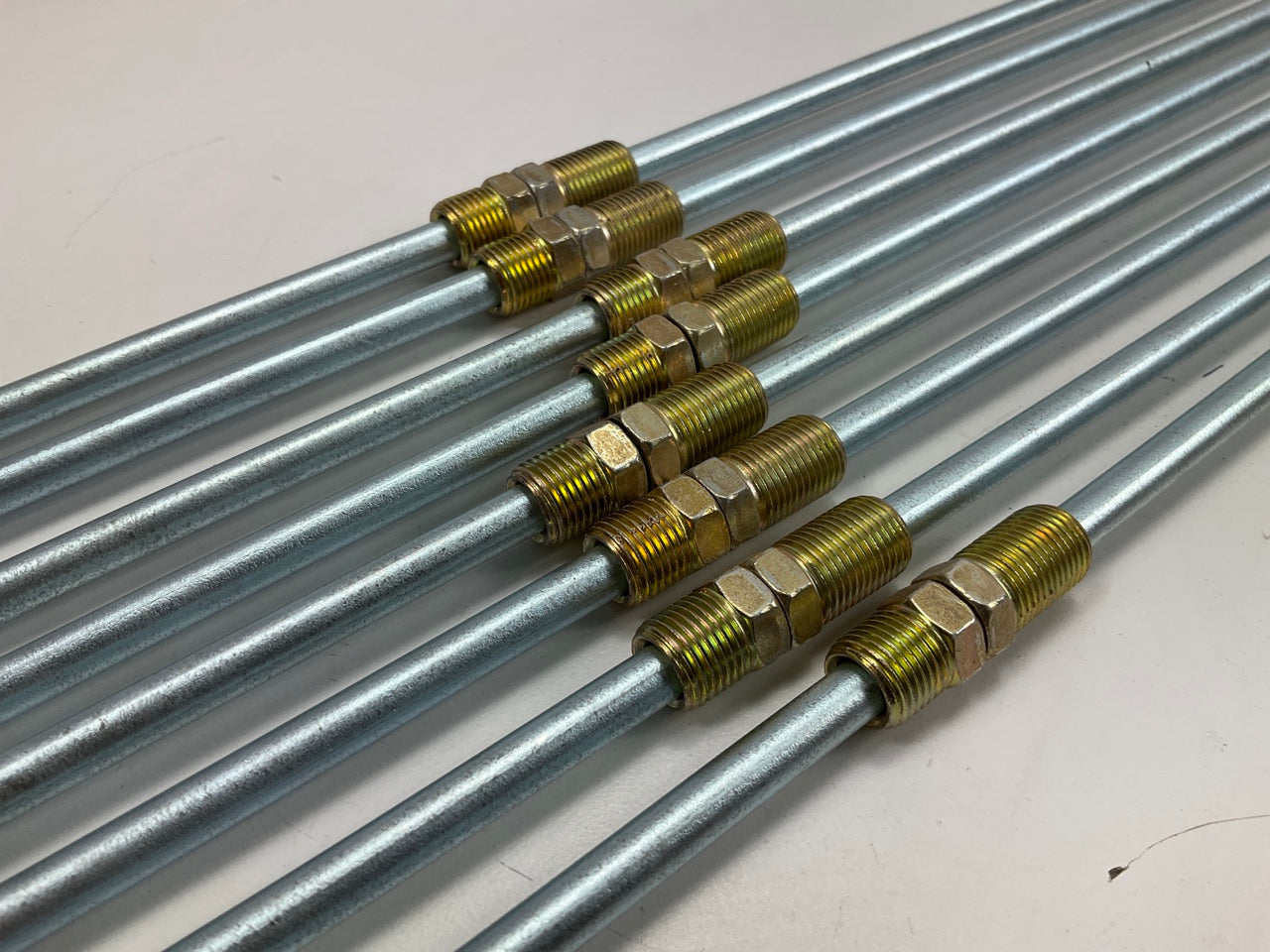 (8) AGS BL-430 Brake Lines - 1/4'' X 30'', SAE Domestic 7/16''-24 Fittings