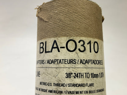 (5) AGS BLA-0310 Metric-US Thread Std Flare 3/8''-24th To 10mm-1.0th Brake Line