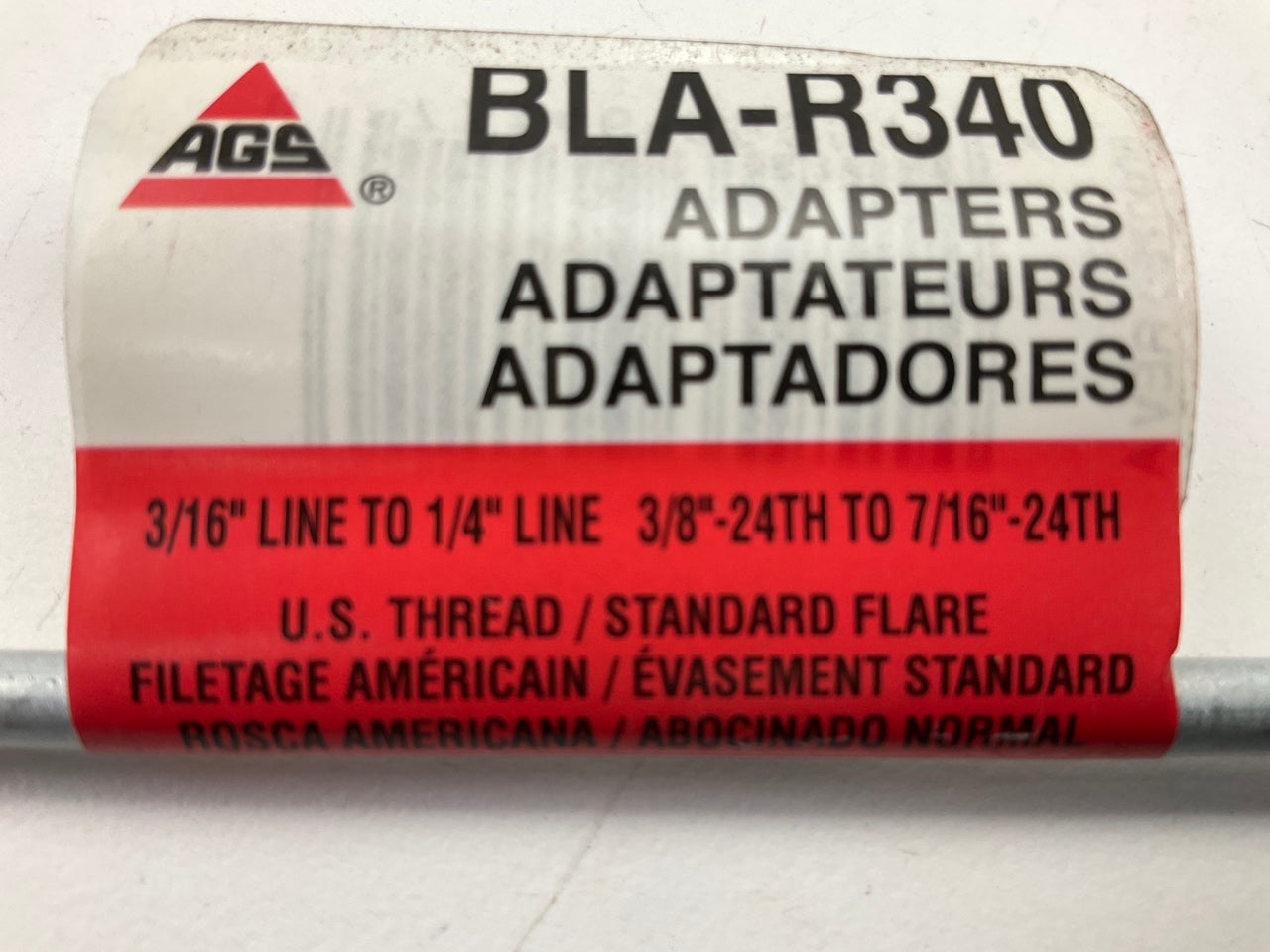 (5) AGS BLA-R340 Brake Line Adapters, 24''X3/16''