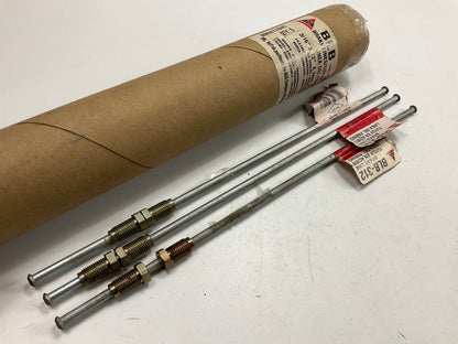 (3) AGS BLB-312 British Steel 3/16'' X 12'' Brake Hydraulic Line
