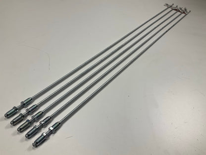 (5) AGS BLB-340 Brake Lines, 3/16 X 40'',  3/8-24 IN Thread Fittings