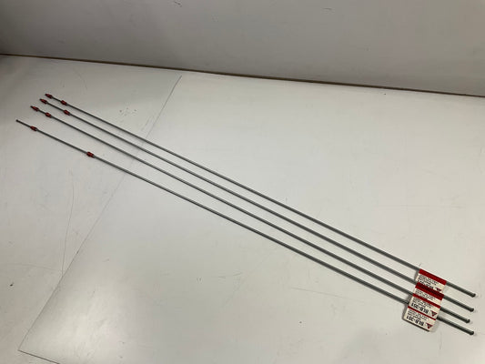 (4) AGS BLB-351 Steel Brake Line 3/16'' X 51'' Long, 3/8-24'' Thread Size