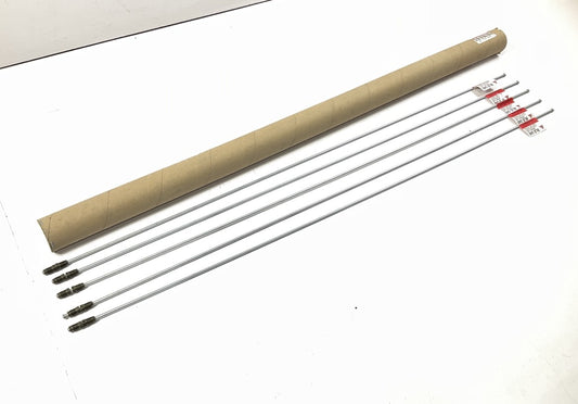 (5) AGS BLE-340 Brake Lines - 40'' Long X 3/16'' ID, M10x1mm Metric Threads