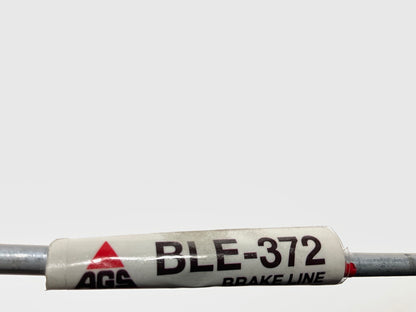 AGS BLE-372 European Steel Brake Line - 3/16'' X 72'', M10x1 Thread Fittings
