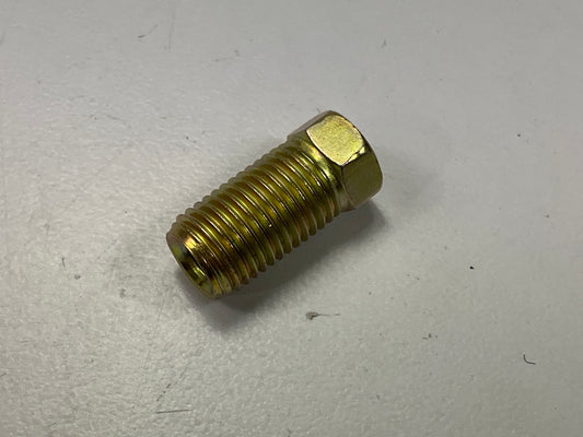 (9) AGS BLF-10 BLF Brake Line Steel Tube Nuts, Long, 3/16'' (3/8''-24 Inverted)
