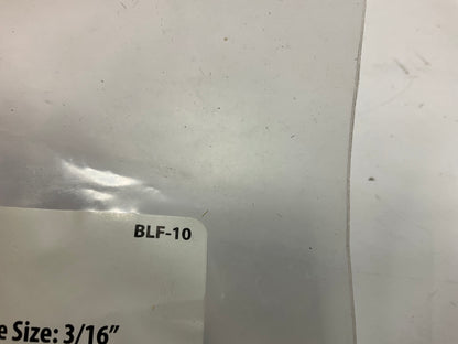 (9) AGS BLF-10 BLF Brake Line Steel Tube Nuts, Long, 3/16'' (3/8''-24 Inverted)