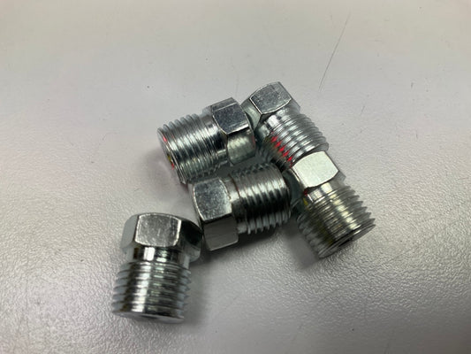 (5) AGS BLF-11C Steel Tube Nut, 3/16'' (7/16''-24) Inverted