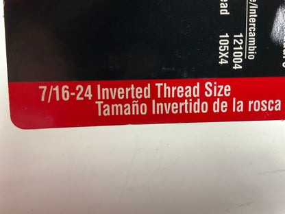 (5) AGS BLF-13C Steel Tube Nut, 1/4'' (7/16''-24) Inverted