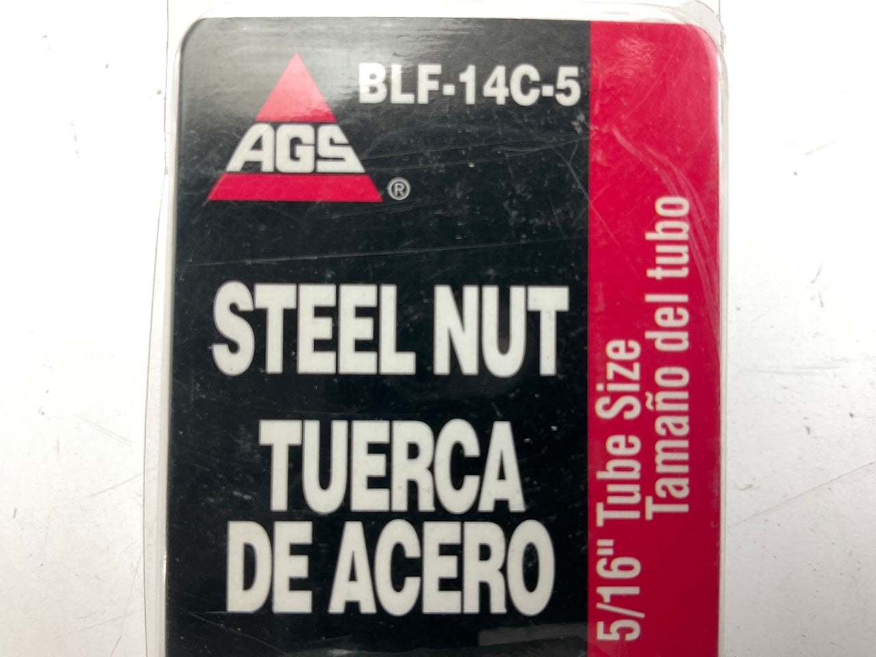 (5) AGS BLF-14C Steel Tube Nut, 5/16'' (1/2''-20) Inverted