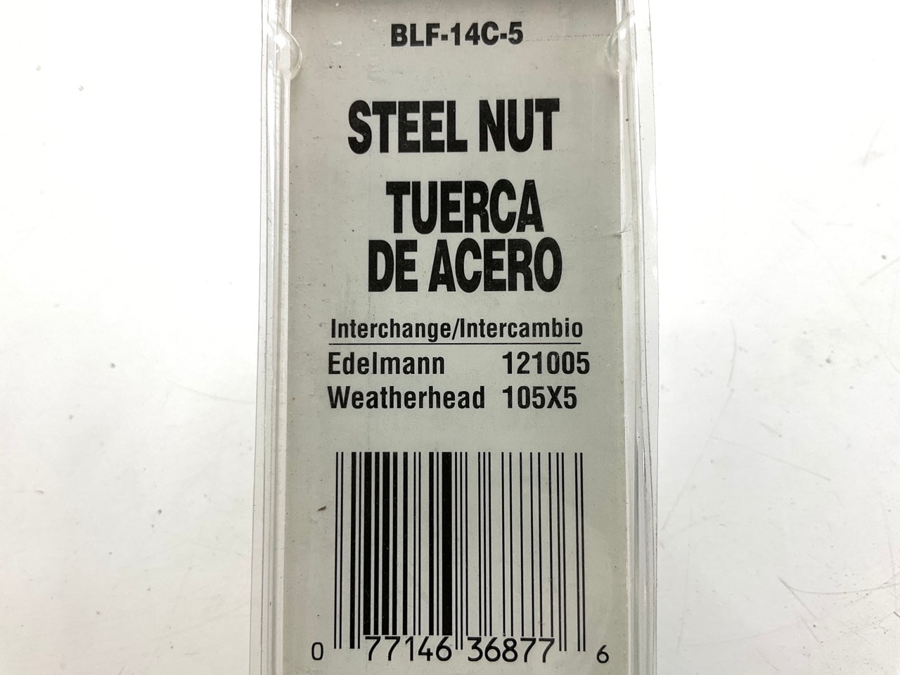(5) AGS BLF-14C Steel Tube Nut, 5/16'' (1/2''-20) Inverted