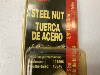 (5) AGS BLF-15C Steel Tube Nut, 3/8'' (5/8''-18) Inverted