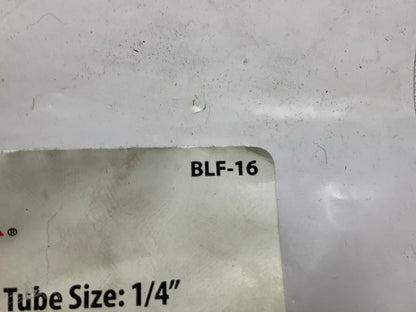 (9) AGS BLF-16 Brake Line Steel Tube Nut, Long, 1/4'' (7/16''-24 Inverted)