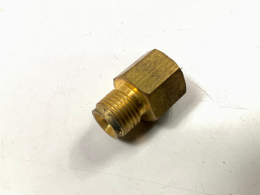 AGS BLF-17C Brass Adapter, 1/2''-20 Inverted To 7/16''-24 Inverted