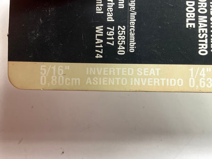 AGS BLF-17C Brass Adapter, 1/2''-20 Inverted To 7/16''-24 Inverted