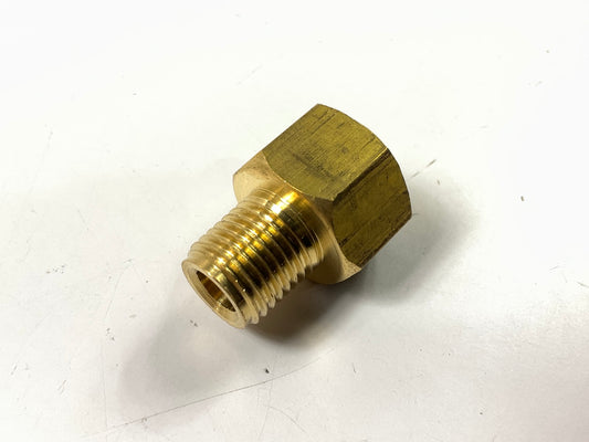 AGS BLF-18C Brass Adapter, 5/8''-18 Inverted To 1/2''-20 Inverted