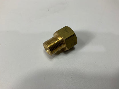 AGS BLF-19C Brass Adapter, 7/16''-24 Inverted To 1/2''-20 Inverted