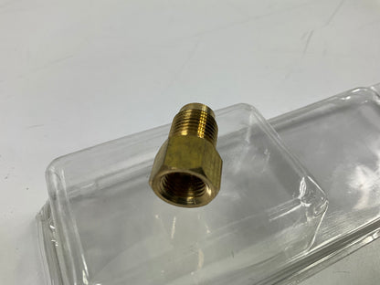 AGS BLF-22C Brass Adapter, 3/8''-24 Inverted To 7/16''-24 Inverted