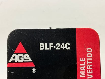 AGS BLF-24C Brass Adapter, 1/2''-20 Inverted To 5/8''-18 Inverted