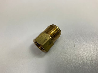 (5) AGS BLF-25C Brass Adapter, 7/16''-24 Inverted To 9/16-18 Inverted