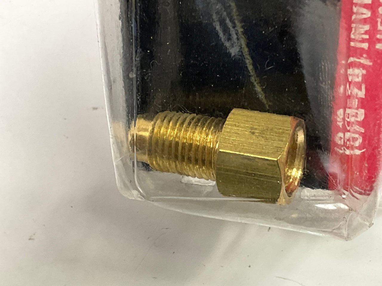 AGS BLF-30C Brass Adapter, 3/8''-24 Inverted To 3/8''-24 Bubble