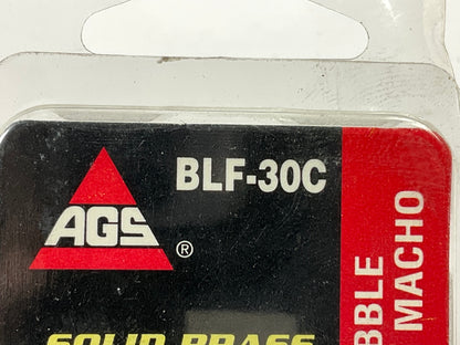 AGS BLF-30C Brass Adapter, 3/8''-24 Inverted To 3/8''-24 Bubble