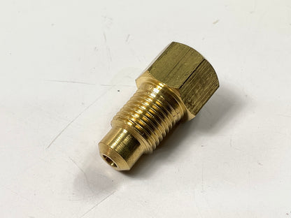 AGS BLF-31C Brass Adapter, 3/8''-24 Inverted To M10 X 1.0 Bubble