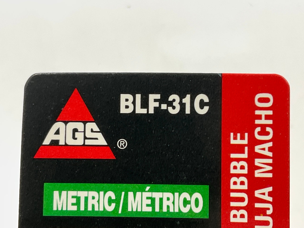 AGS BLF-31C Brass Adapter, 3/8''-24 Inverted To M10 X 1.0 Bubble