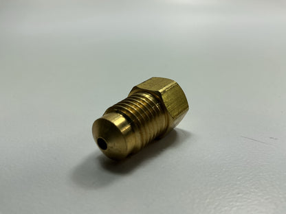 AGS BLF34B 3/8-24 Female Inverted Flare - M13x1.5 Male Bubble Brake Line Adapter