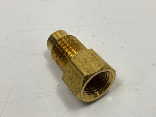 AGS BLF-35B Brake Line Adapter, Female (M10x1.0 Inverted), Male (M11x1.5 Bubble)