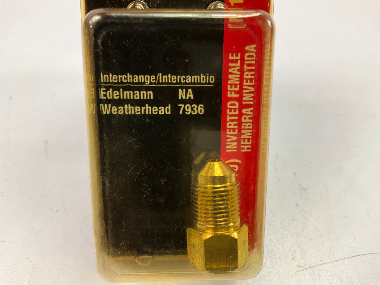 AGS BLF-36C Brass Adapter, M10 X 1.0 Inverted To M12 X 1.0 Bubble