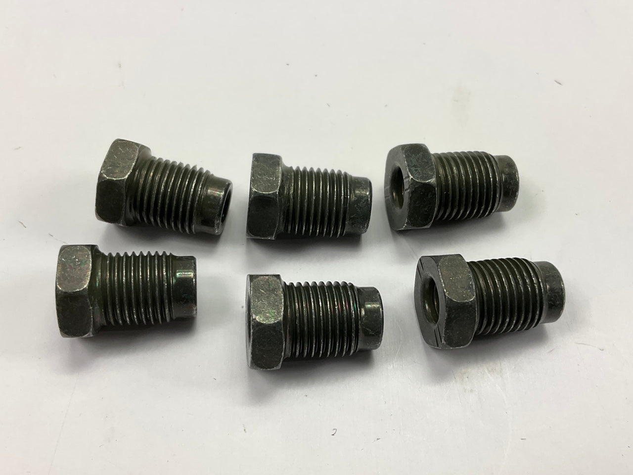 (6) AGS BLF-39 Steel Tube Nut, 3/16'' (M10x1.0 Bubble)