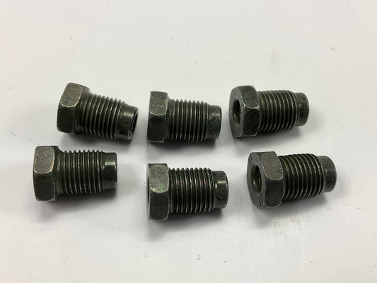 (6) AGS BLF-39 Steel Tube Nut, 3/16'' (M10x1.0 Bubble)