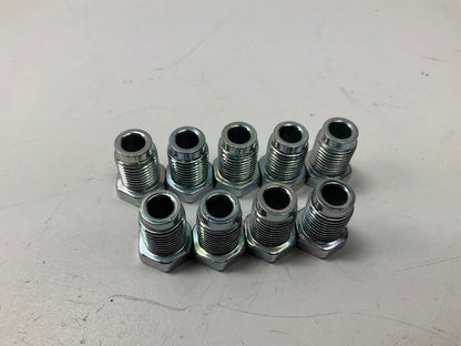 AGS BLF-39 Steel Tube Nut, 3/16'' (M10x1.0 Bubble) - 9 PACK