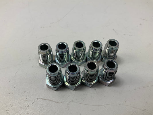 AGS BLF-39 Steel Tube Nut, 3/16'' (M10x1.0 Bubble) - 9 PACK