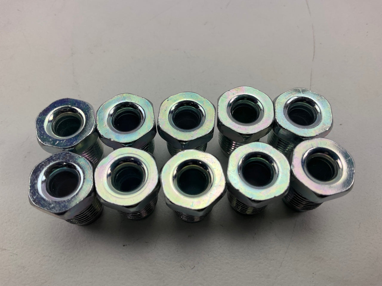AGS BLF-39 Steel Tube Nut, 3/16'' (M10x1.0 Bubble) - 10 PACK