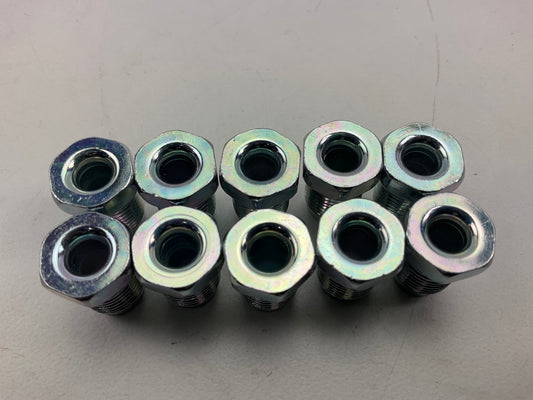 AGS BLF-39 Steel Tube Nut, 3/16'' (M10x1.0 Bubble) - 10 PACK