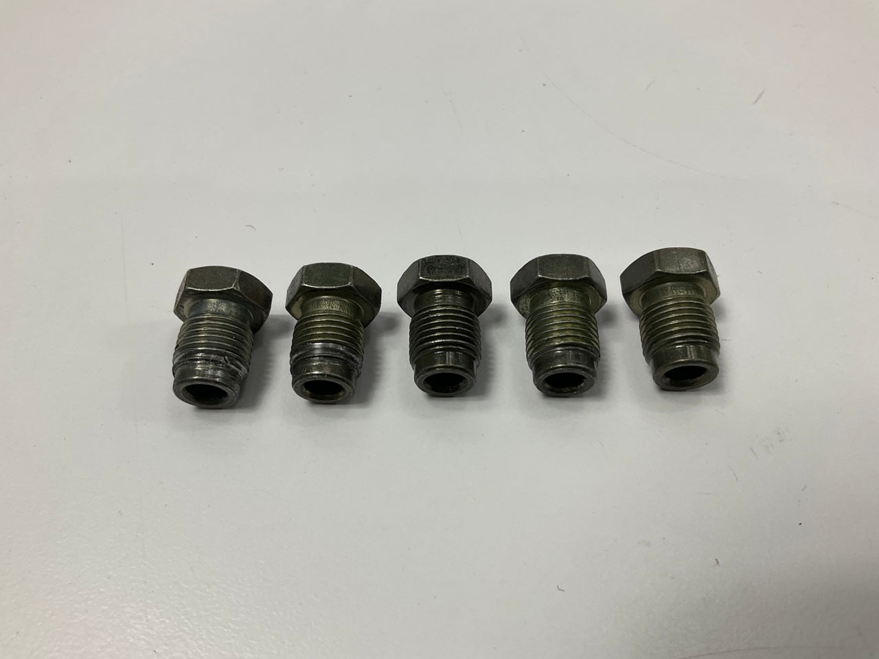 (5) AGS BLF-39C Brake Line Steel Tube Nut, 3/16'' (M10 X 1.0) Bubble