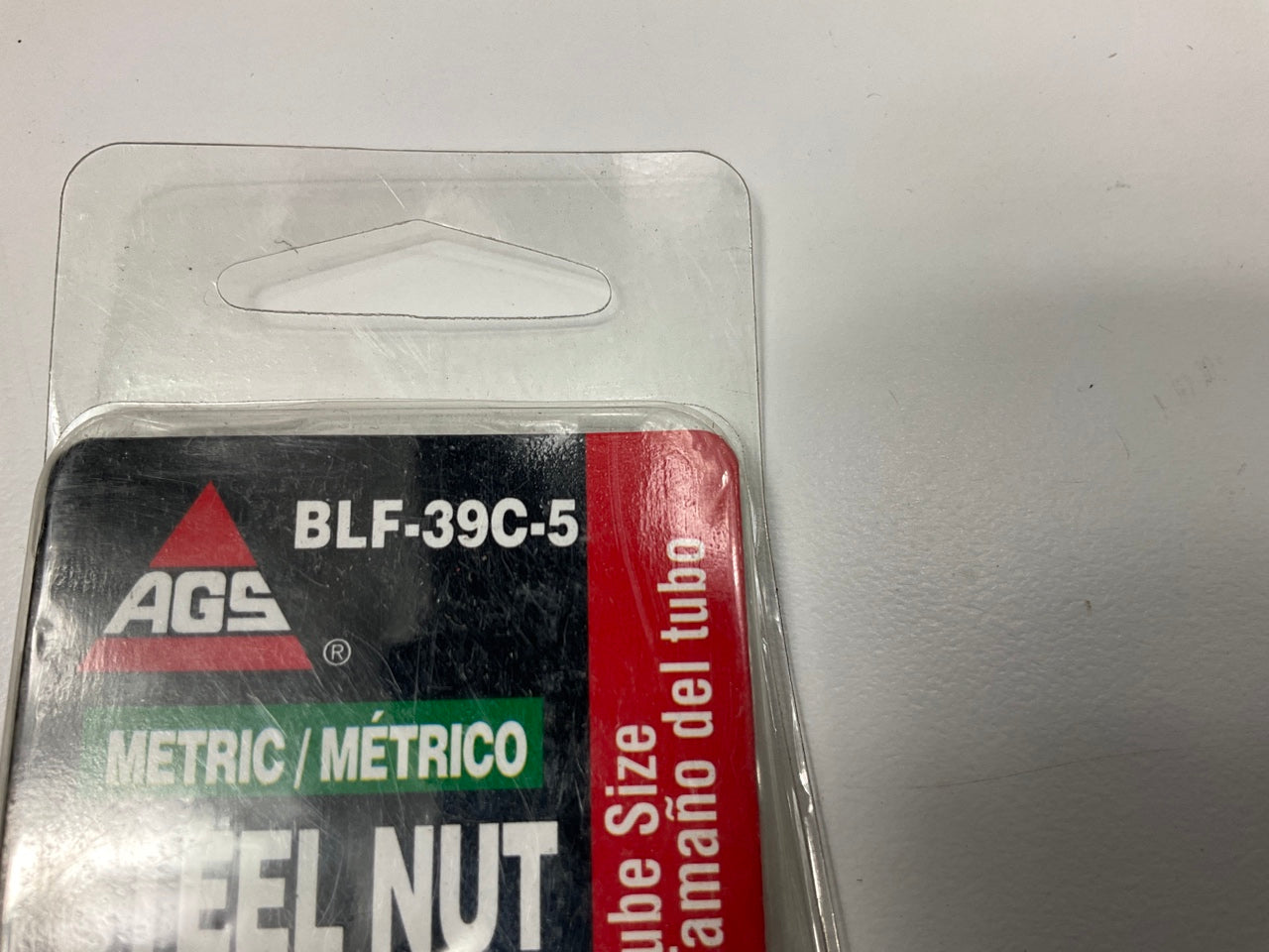 (5) AGS BLF-39C Brake Line Steel Tube Nut, 3/16'' (M10 X 1.0) Bubble