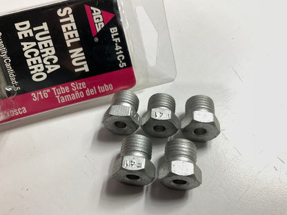 (5) AGS BLF-41C Steel Tube Nut, 3/16'' (1/2''-20) Inverted